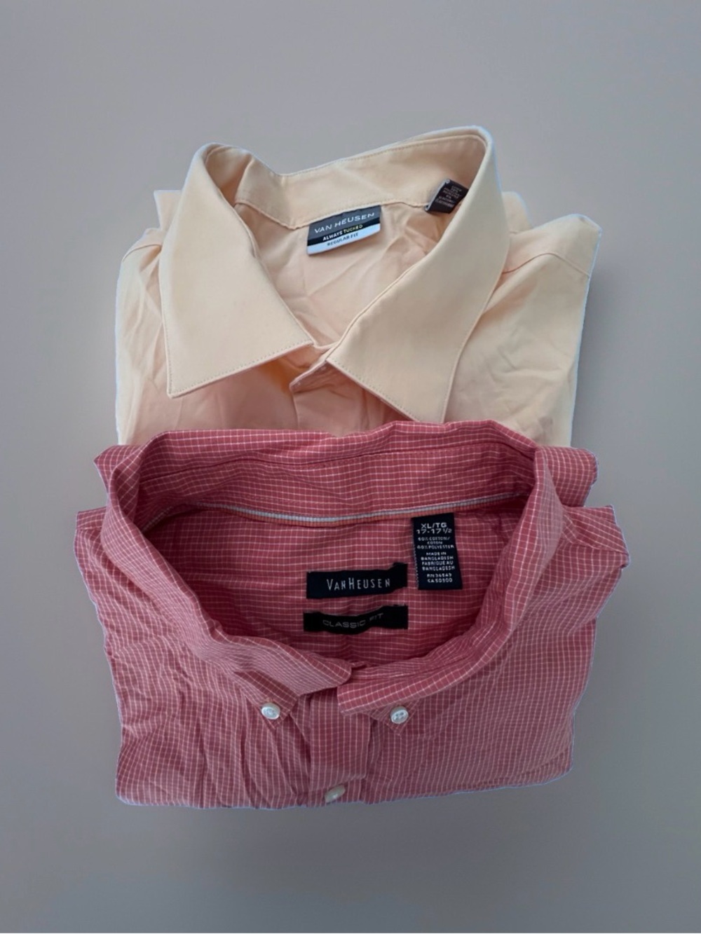 VAN HEUSEN Men’s XL Button-Down Shirt Bundle